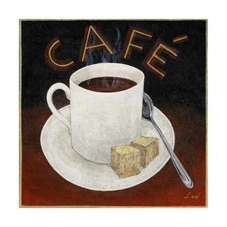 Pablo Esteban 'Caf� Coffee Steam' Canvas Art,14x14